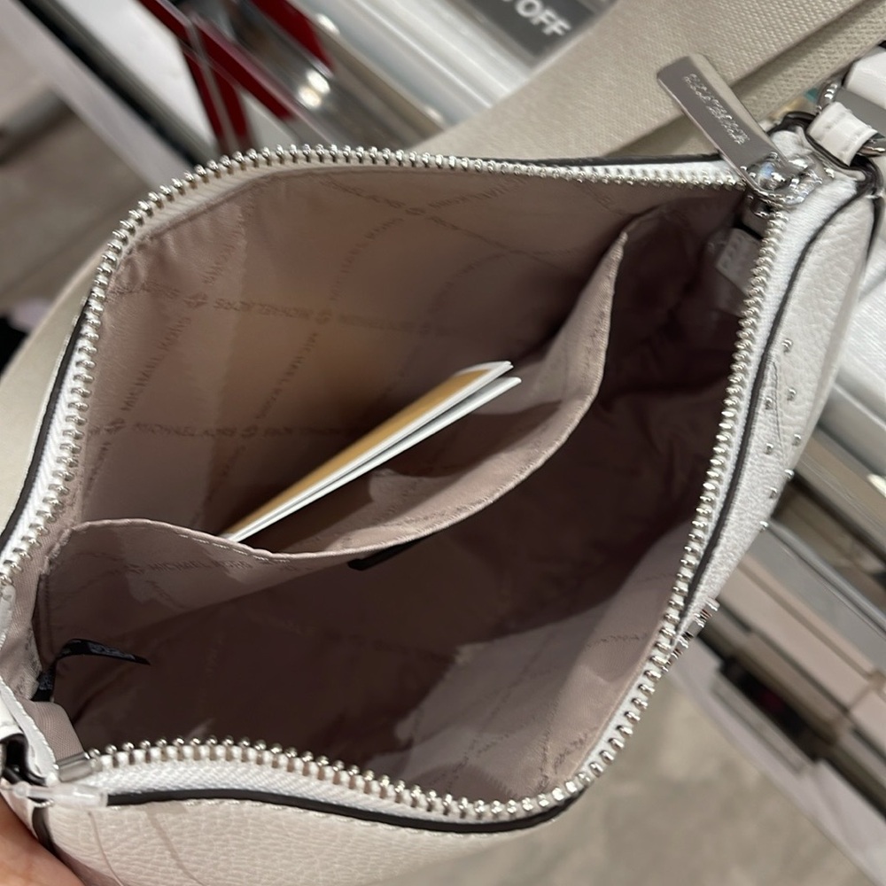 Michael Kors Jet Set Signature Logo Crossbody Bag with Case  Apple Airpods Pro® - Picture 10 of 16